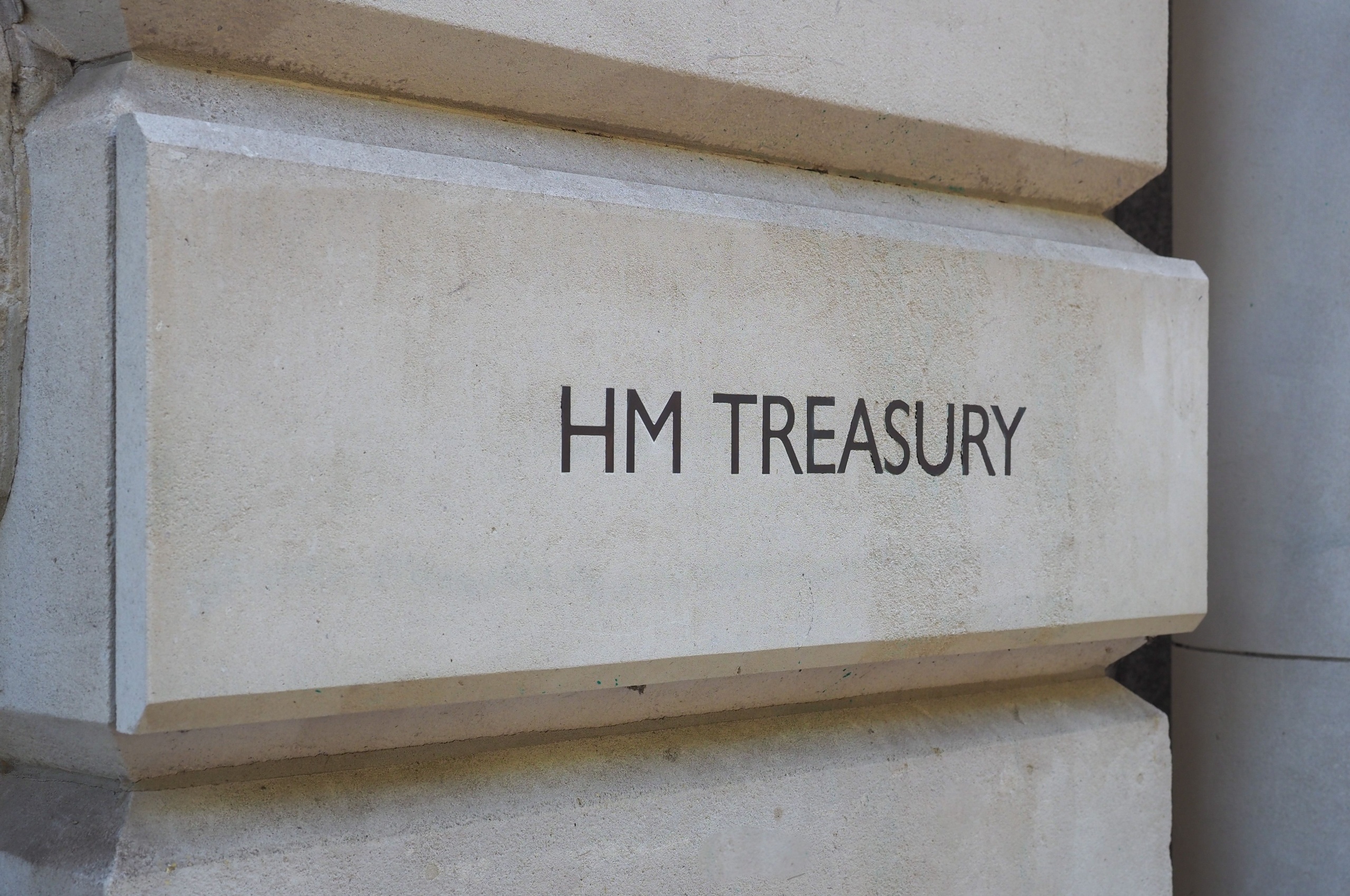 exterior of HM Treasury, London