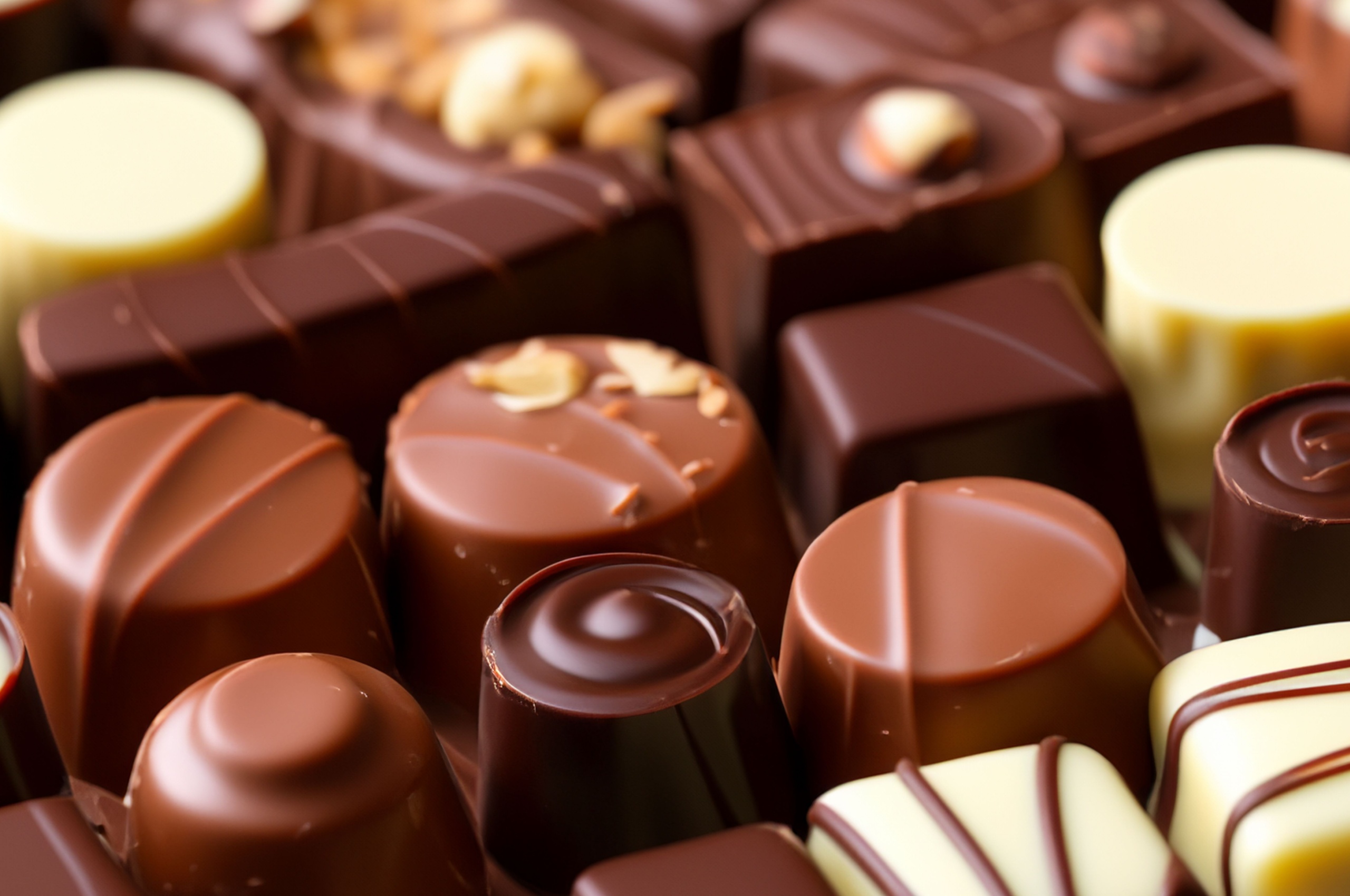 A selection of chocolates